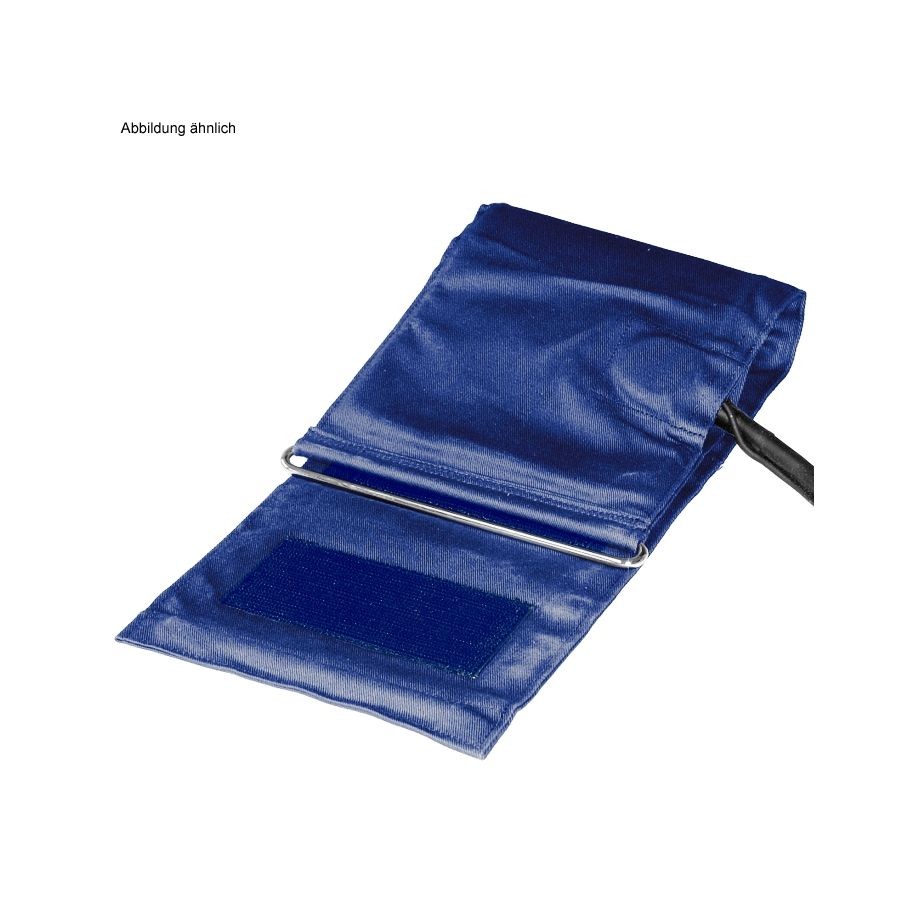 BOSCH&SOHN Zugbügel-Klettmanschette f. Boso BS 90 komplett m. Membrane f. Erw., blau