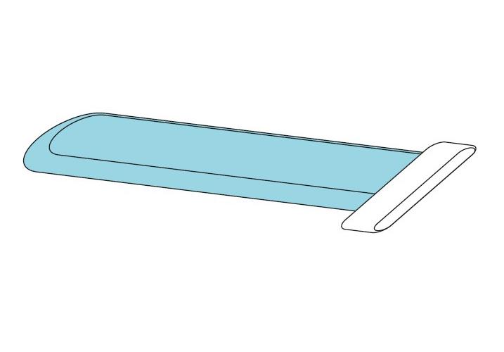 Barrier Stockinette lang 32x120cm AP 40 ohne Klebestreifen