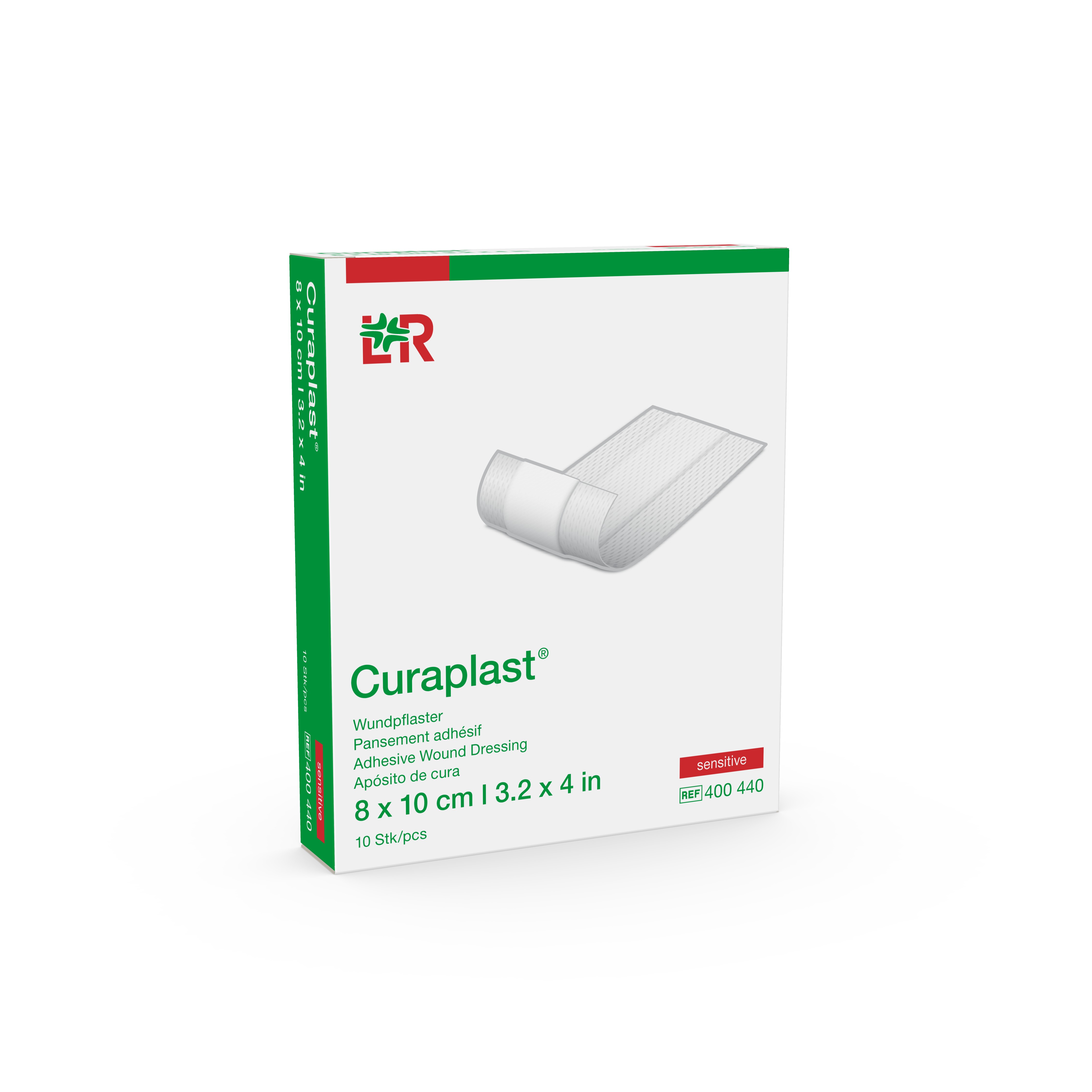 Lohmann & Rauscher International GmbH & Co. KG Curaplast sensitive Wundschnellverband 8cmx1m, 10 Abschnitte à 10cm