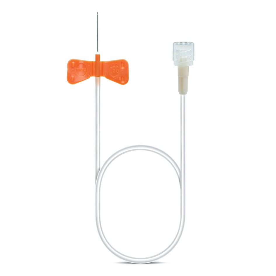 Venofix A 25G orange PK 50 0,5x19mm 30cm Schlauchlänge