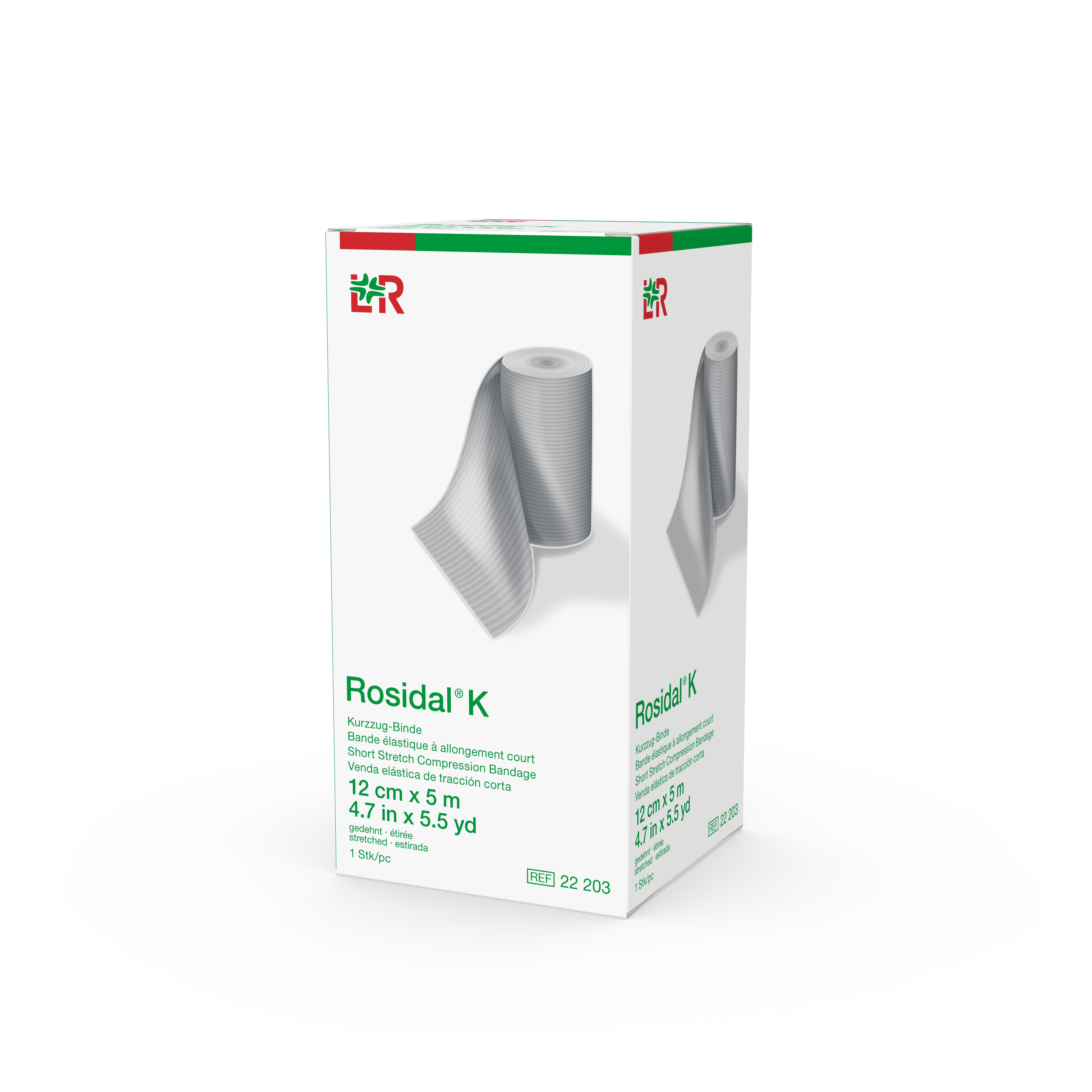Lohmann & Rauscher International GmbH & Co. KG Rosidal K Kurzzugbinde 12cmx5m, einzeln verpackt - Bild 4