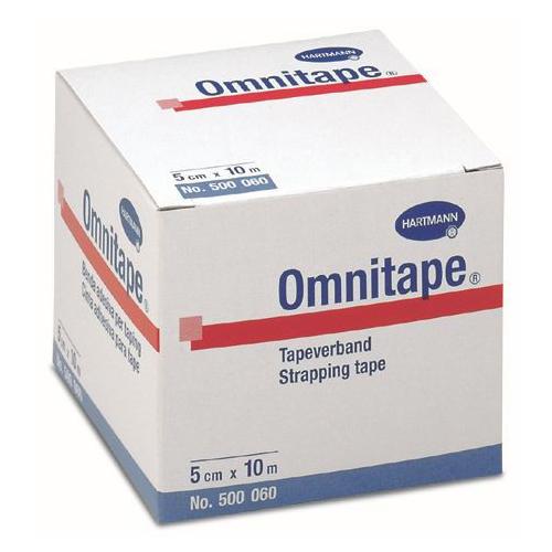 Omnitape 2cm x 10m weiß stark kleb. Pflasterband, unelast.