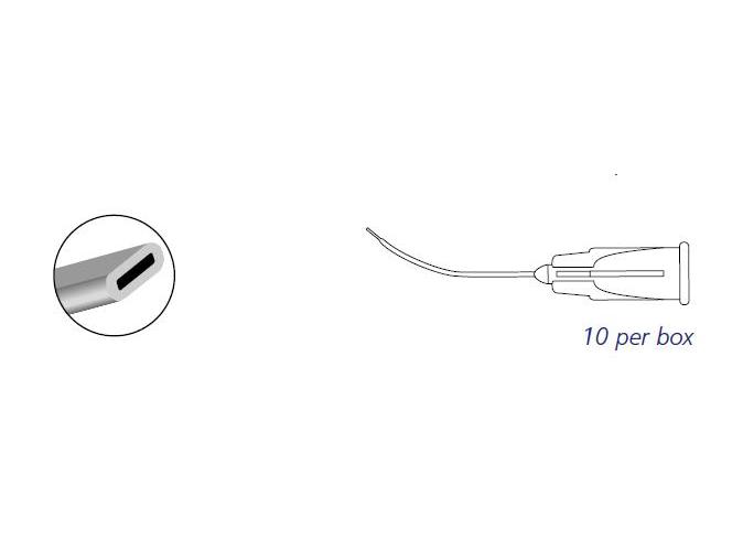 Beaver- Visitec International, Inc. BVI Vistitec Hydrodissektionskanüle 27G AP 10 0,40x22mm, horizontal abgeflacht