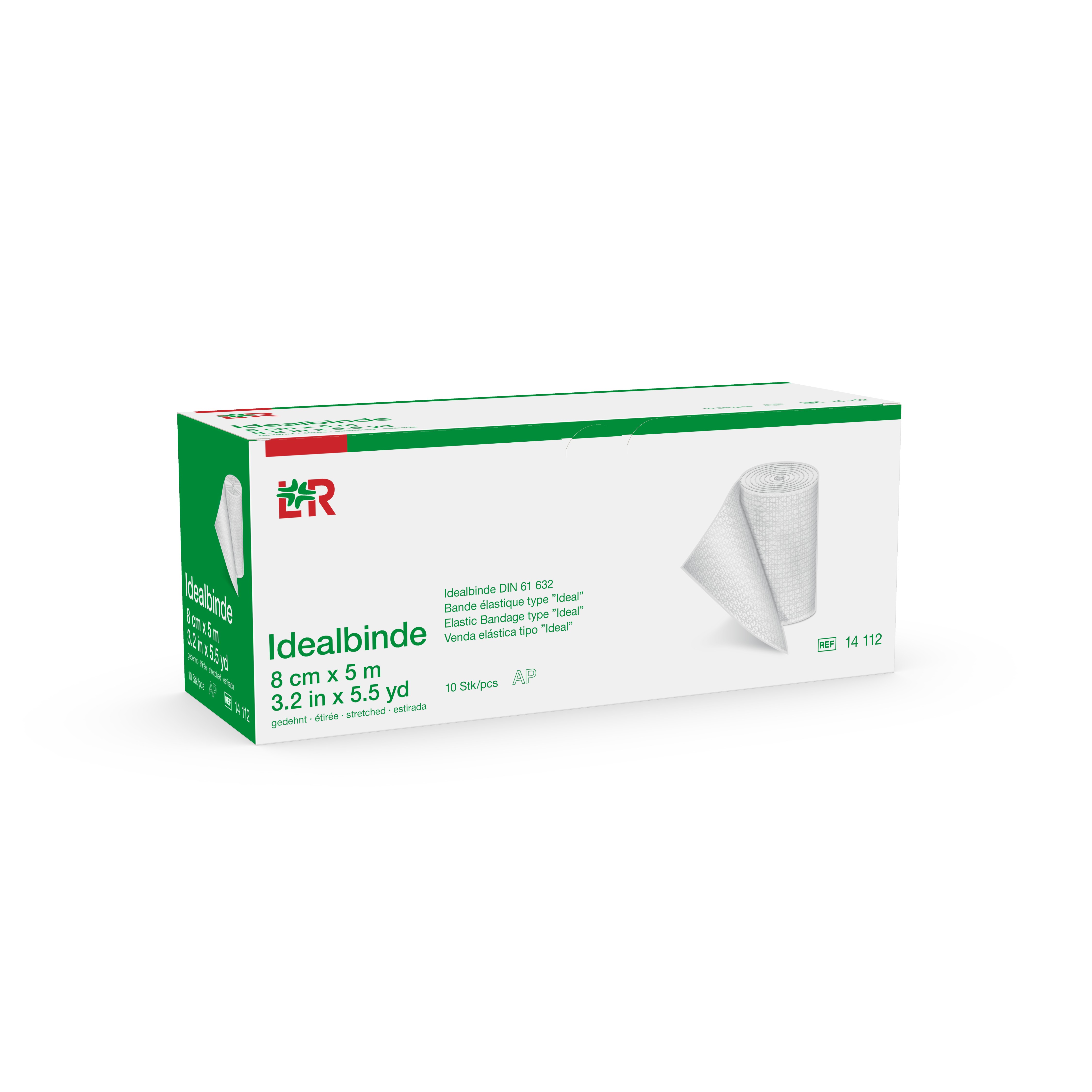 Lohmann & Rauscher International GmbH & Co. KG Idealbinde DIN 8cmx5m, 10 St.lose im Kt.