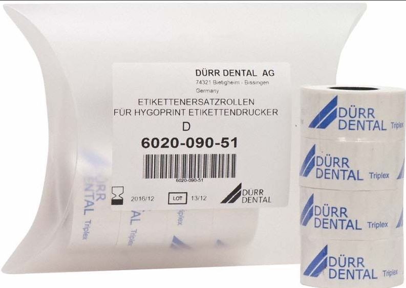 Etiketten auf Rolle für Hygoprint Rolle á 500 St. doppelt selbstklebend