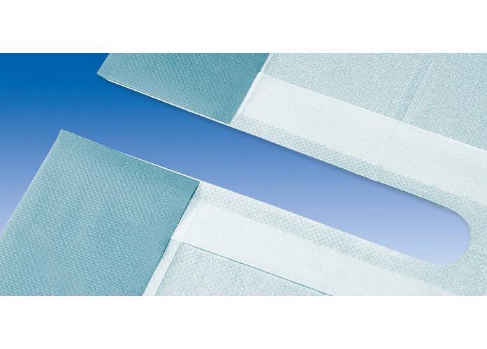Foliodrape Protect Plus 200x260cm PK 12 steril, Schlitztuch 20x95 cm