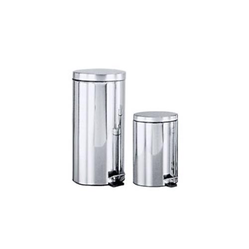 Tretabfalleimer 12 Liter aus Edelstahl 18/10 25cm Ø, Höhe 39,5cm