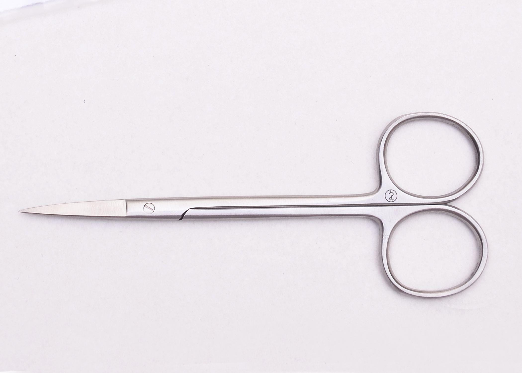 VEHU-MEDICAL Feine Schere sp/sp gerade AP 10 11,5cm zum Einmalgebrauch