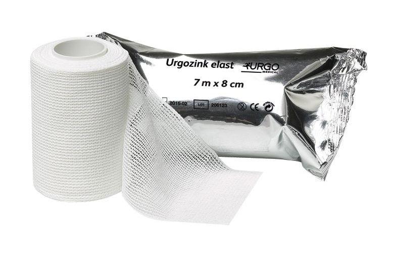 Urgo GmbH Urgozink elast 10m x 10cm AP 10, längs dehnb. Zinkleimbinde