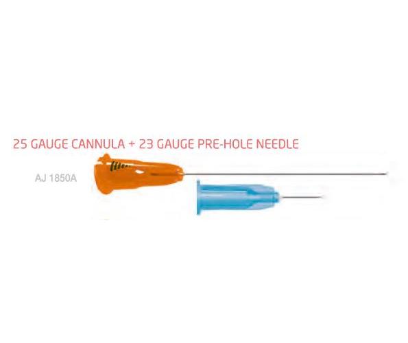 Sterimedix Ltd Silkann 25G x 50mm Dermal Cannula + AP 25 23G Pre-Hole Needle