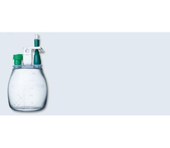 PFM - PRODUKTE FÜR DIE MEDIZIN pfm Hochvakuum-Redonflasche 400ml AP 40 Stationssystem, Luer Lock