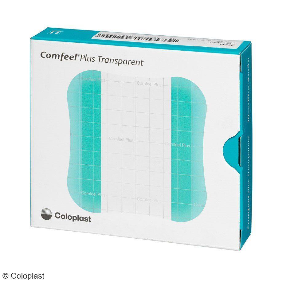 Comfeel Plus transparent 10x10cm AP 10 hydrokolloider Wundverband