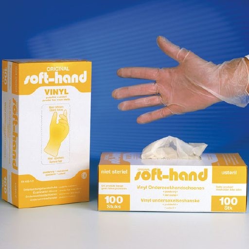 Soft-Hand Vinyl USH Gr.S AP 100 unsteril, puderfrei, antial.