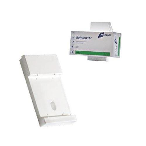 Wandspender für eine Packung Handschuhe weiss, Plastik