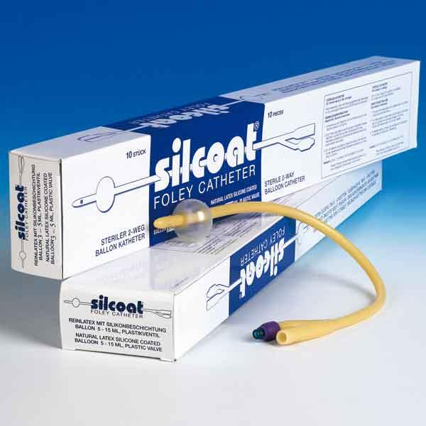 servoprax GmbH Silcoat Ballonkatheter CH14 Typ: Nelaton-Foley Ballongr. 5/15ml