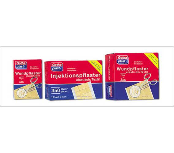 Gothaplast Injektionspflaster 1,25x4cm PK 350 elastisch