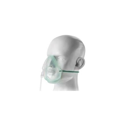 INTERSURGICAL (EXTRUDAN SURG.) EcoLite Sauerstoffmaske Erwachsene PK 40 mit Schlauch 2,1m