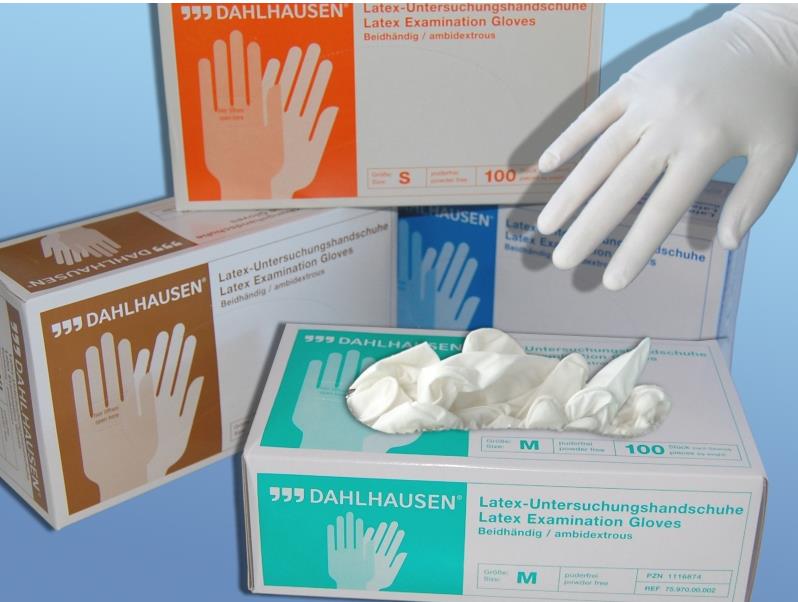Latex Handschuhe Gr. S AP 100 unsteril ungepudert
