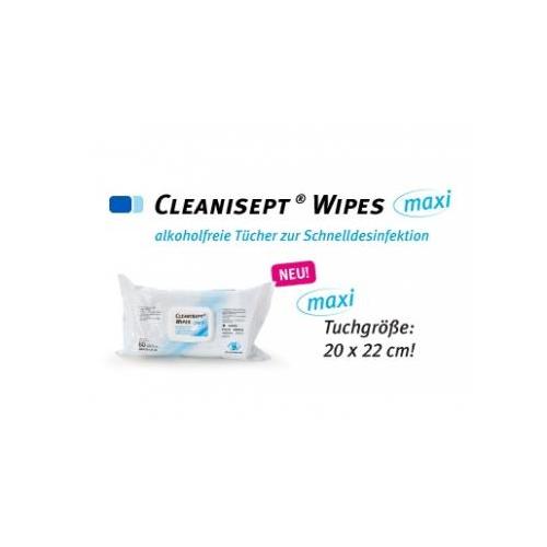 DR.SCHUMACHER GMBH 34201 MELSU Cleanisept Wipes maxi Flowpack PK 100 Tücher alkoholfrei
