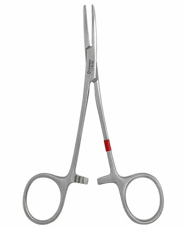 Eimmal Halsted-Mosquito-Klemme 13,0cm PK 25 gebogen