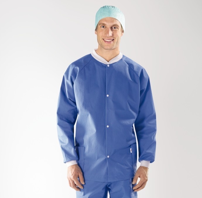 Sentinex Thermojacke Größe M, blau, 40 Stk