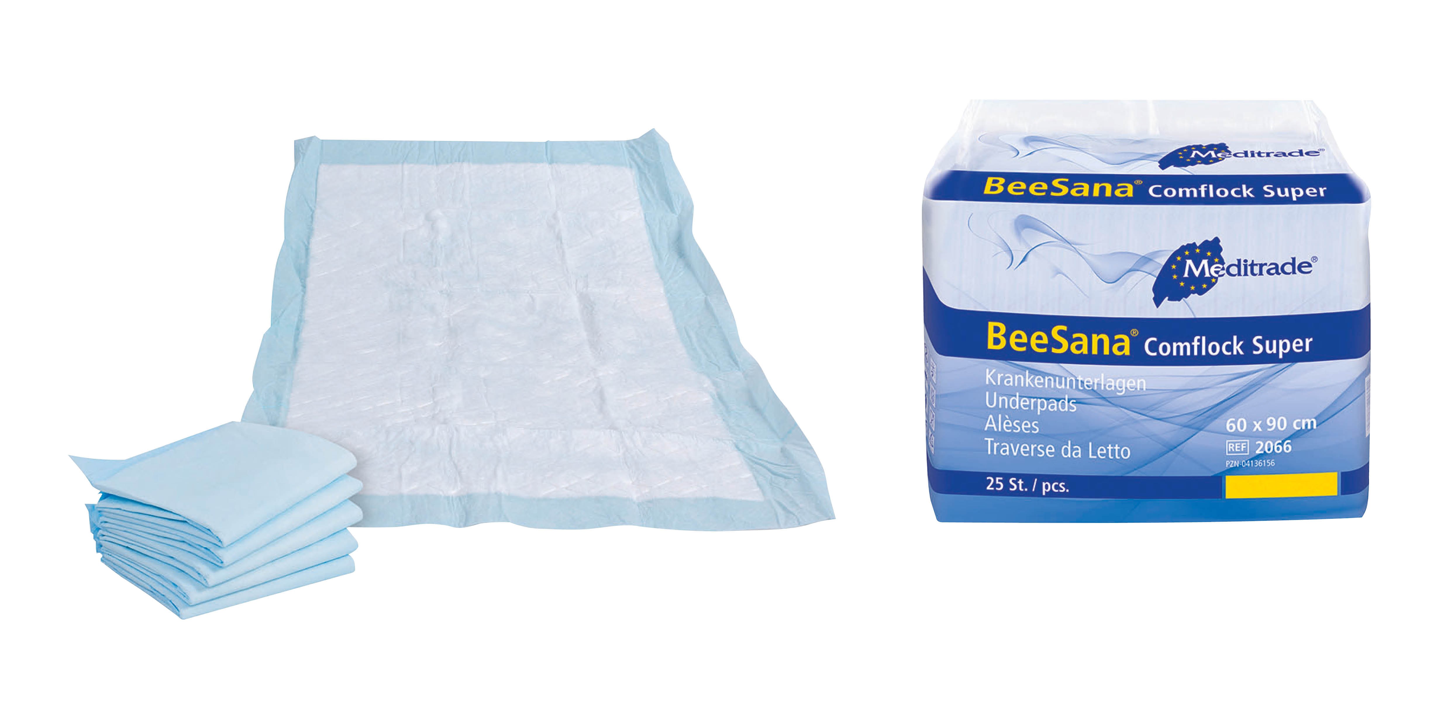 Beesana Comflock Super 60x90cm PK 6x25 Krankenunterlagen