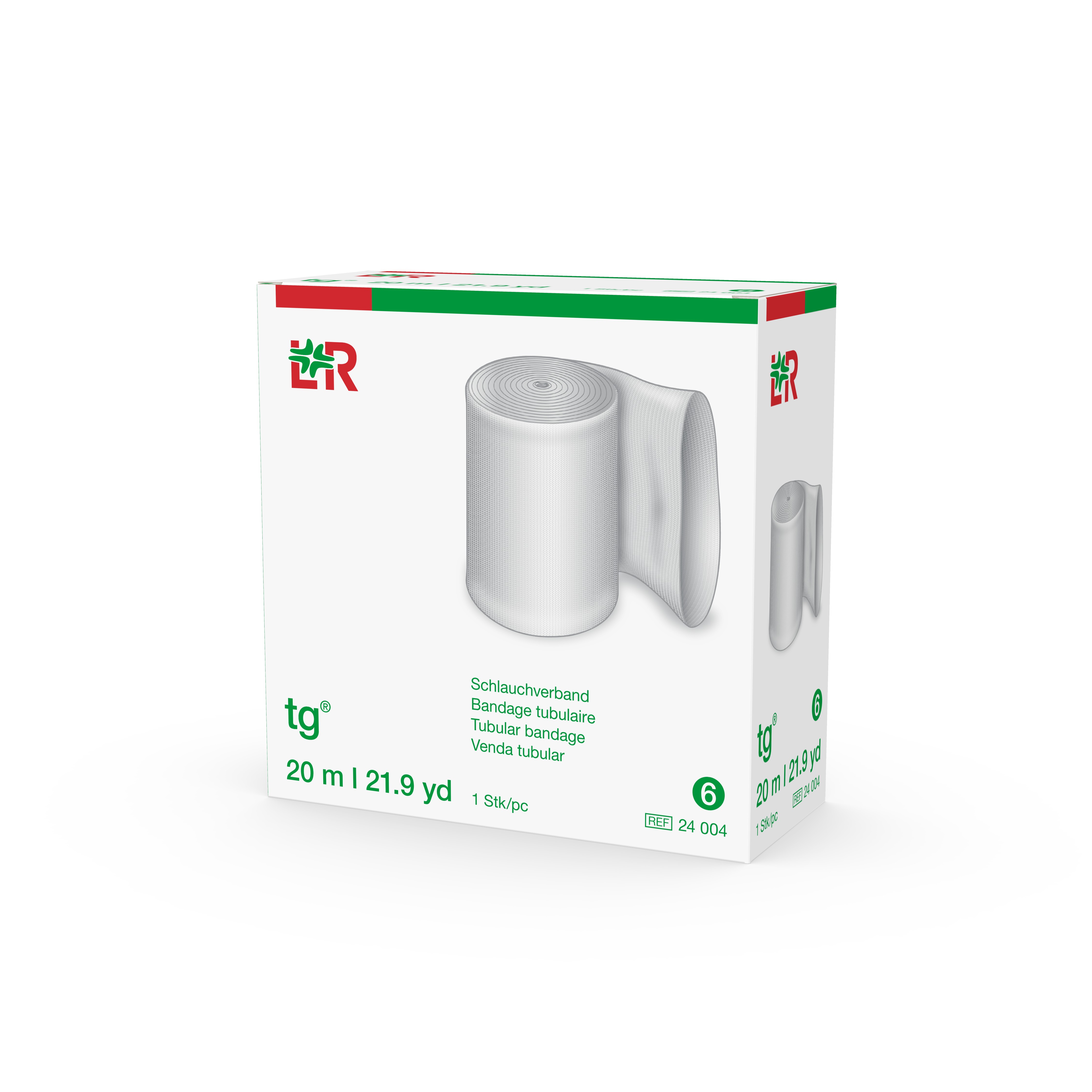 Lohmann & Rauscher International GmbH & Co. KG tg Schlauchverband Größe 6, 20m, weiß - Bild 4