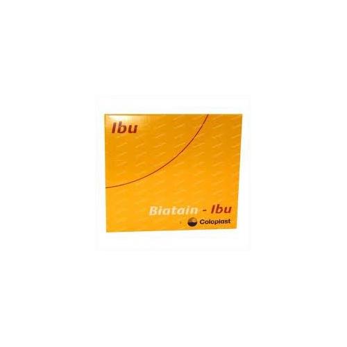 Biatain IBU Schaumverband 20x20cm AP 5 st., nicht-haft., 5% Ibu-Prof.
