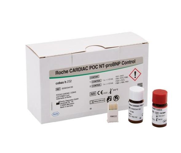 ROCHE DIAGNOSTICS DEUTSCHLAND CARDIAC POC NT-proBNP+ Control PK 2 x 1ml Kontrolllösung, Cobas h232