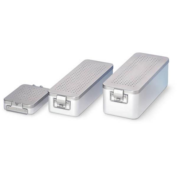 Sterilisier-Behälter EN 868-8 Typ 15K 12x18x4,5cm gelocht