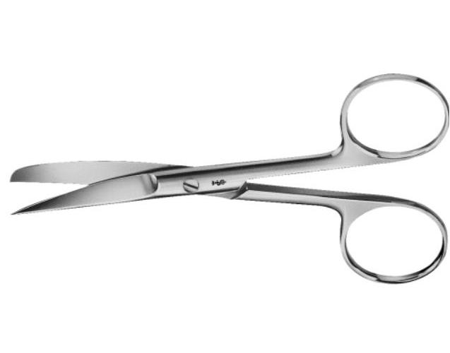 AESCULAP Chirurgische Schere 14,5cm gebogen sp/st
