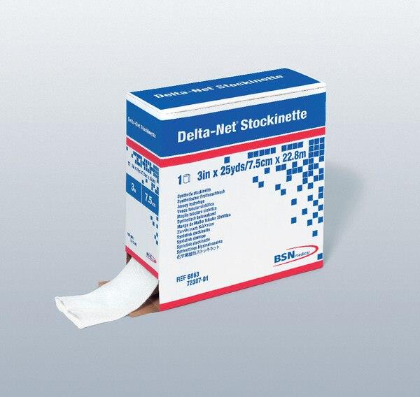 Delta-Net Stockinette 15,0cmx22,8m synth. Trikotschlauchverband schwarz