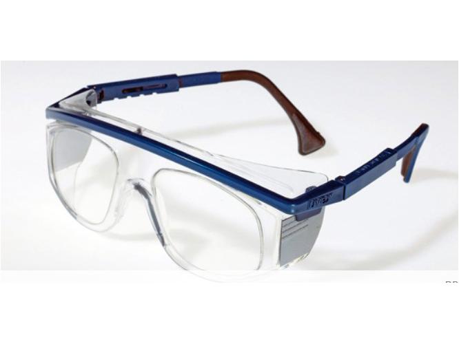 Mavig Röntgenschutzbrille Modell BR331 Blau-Transparent, unisex, Pb 0,75/0,50