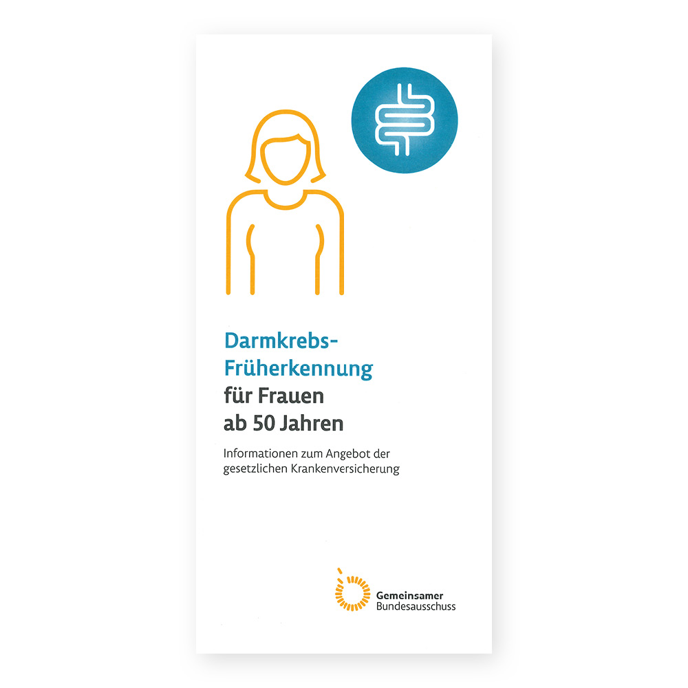 Patienteninfo „Darmkrebs Früherkennung Frauen" Patienteninfo „Darmkrebs Früherkennung Frauen"