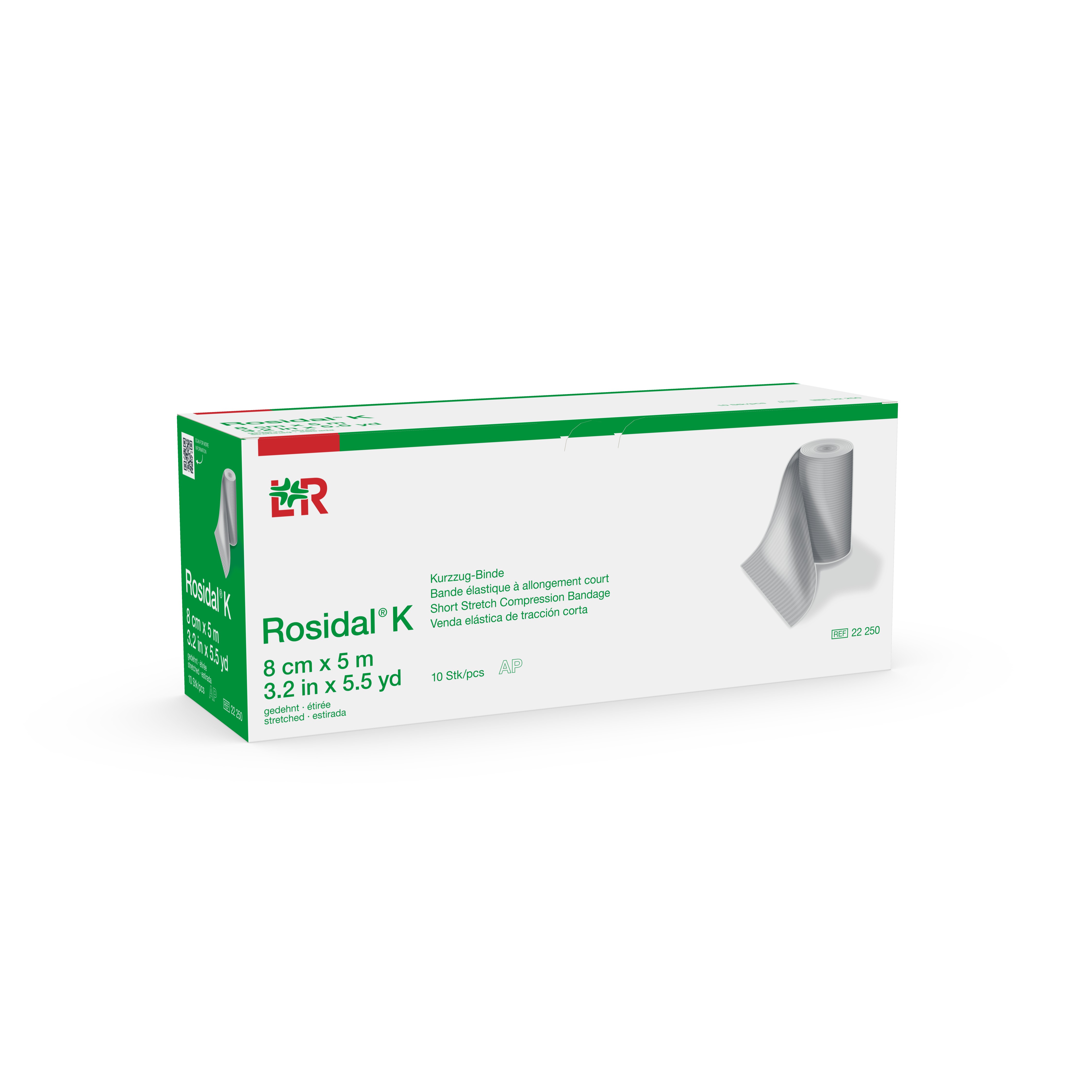 Lohmann & Rauscher International GmbH & Co. KG Rosidal K Kurzzugbinde 8cmx5m, 10 St.lose im Kt.