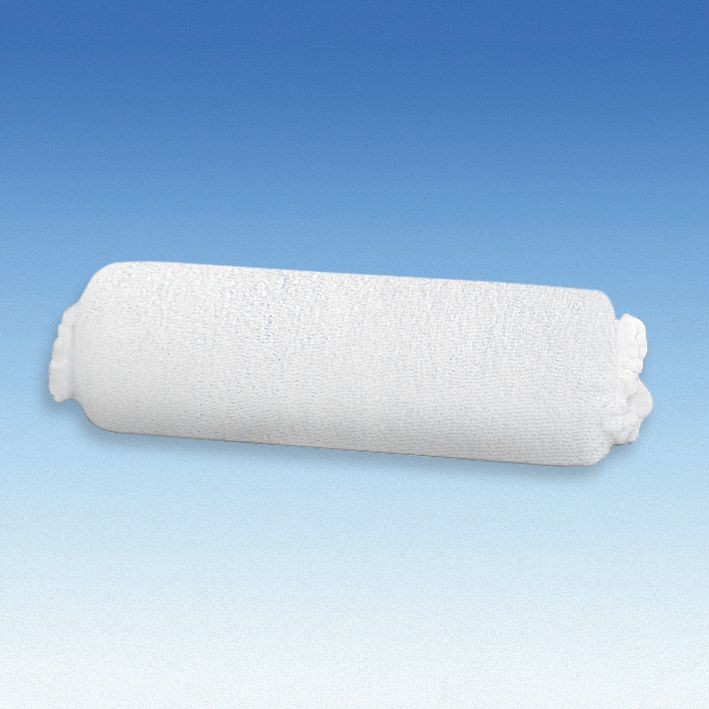 Nackenrollenbezug Frottee weiß f.Rollen 40cm m. Gummizug,waschbar 60°C