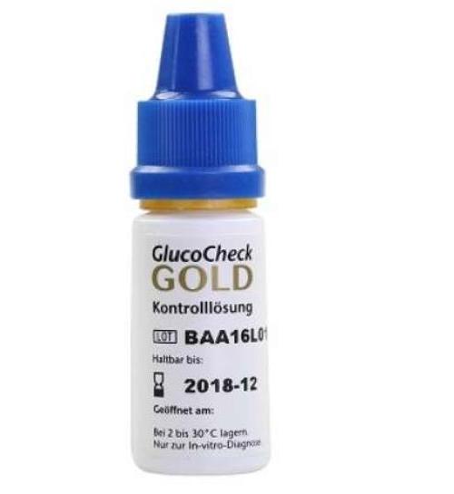 GUDER VERSANDHANDEL GlucoCheck Gold Kontrolllösung hoch 1x4 ml