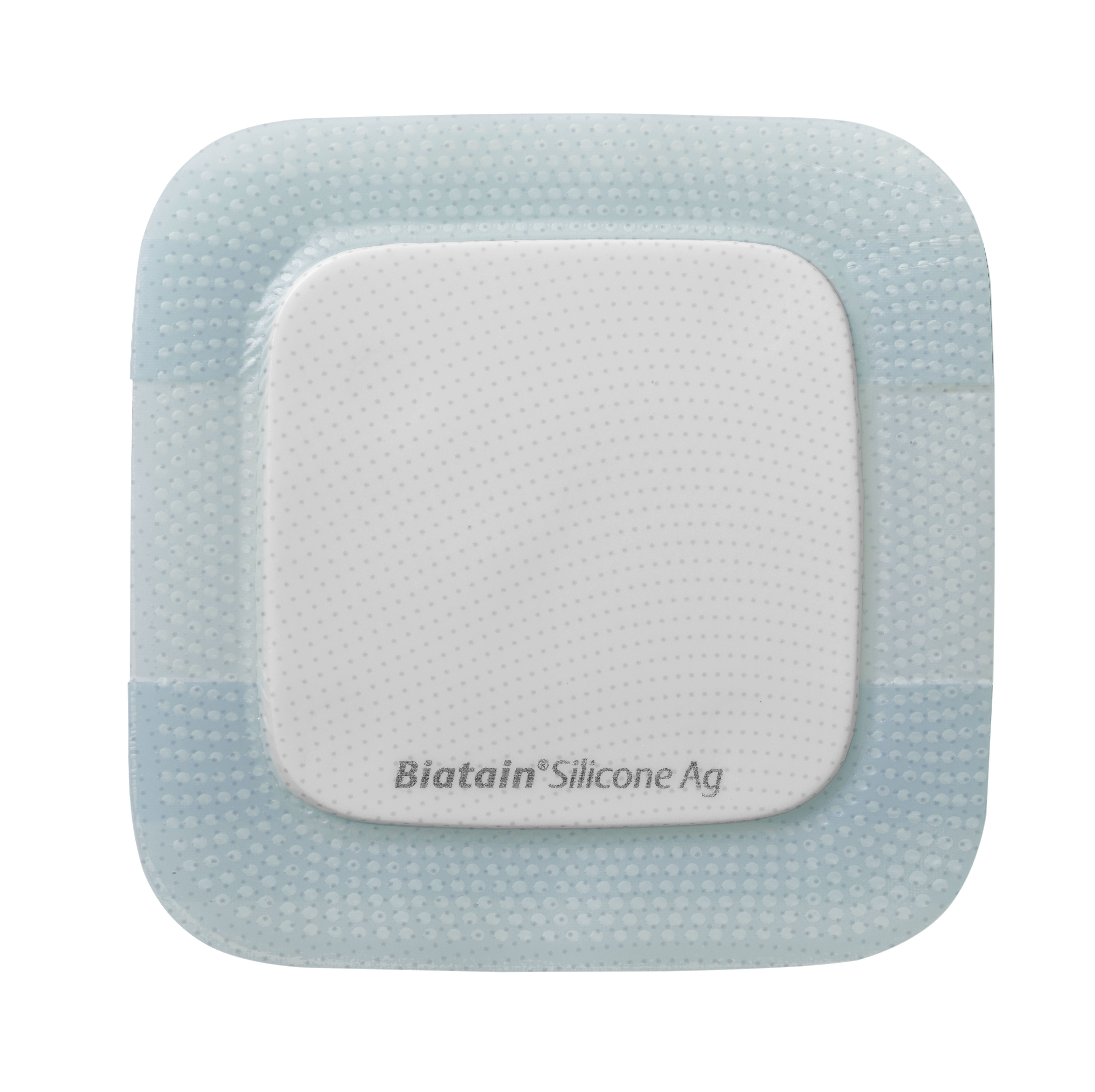 Biatain Silicone Lite Schaumverband AP 10 10x10cm mit Silikonhaftrand