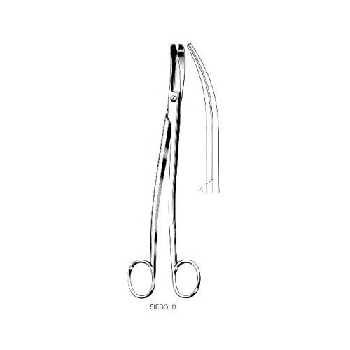 VEHU-MEDICAL Gynäkologische Schere Siebold 28,0cm S-förmig