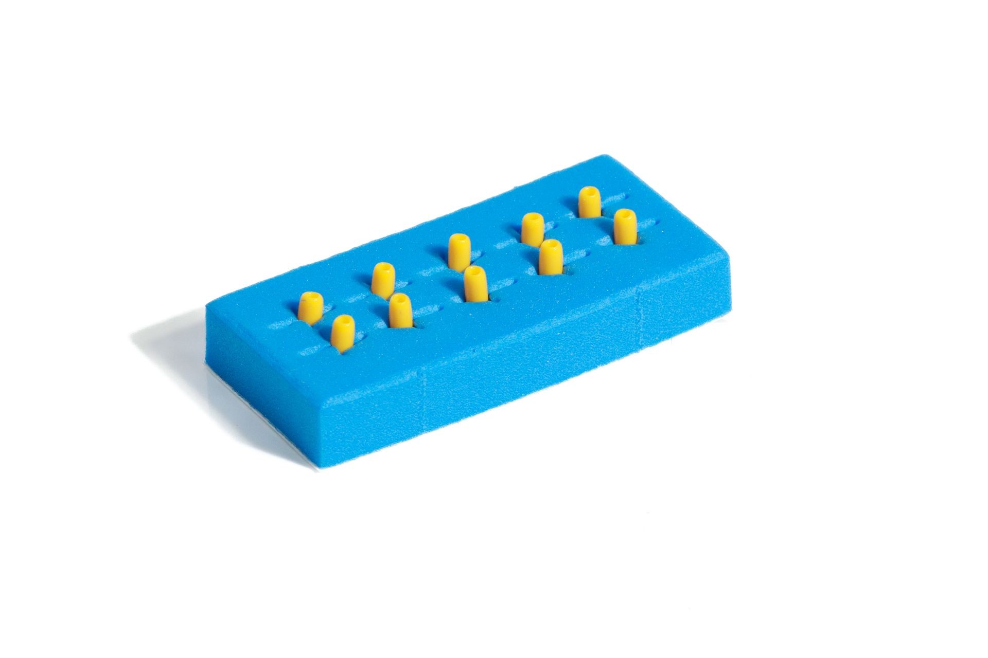 Aspen Surgical Products Inc. Sterion Suture Aid Booties gelb PK 50 steril Schaumstoffblock