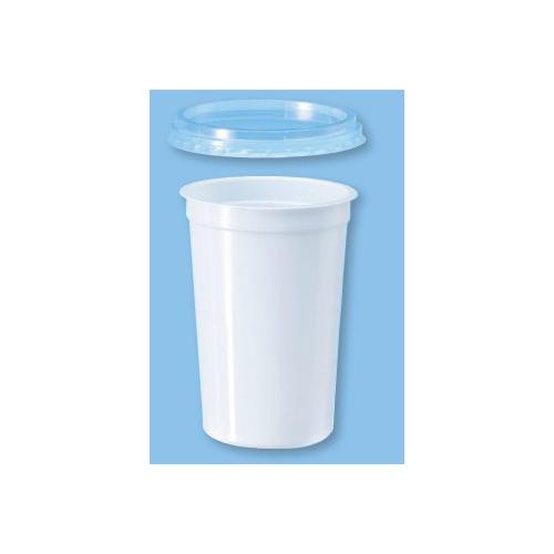 Schnappdeckel Polystyrol weiß AP 100 zu Urinbecher 250ml