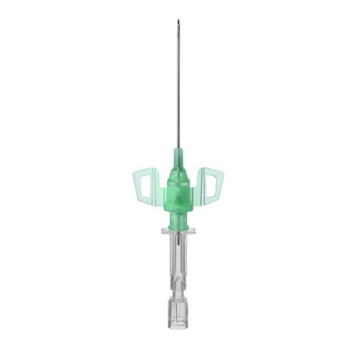 Introcan Safety 3-W 18G 1,30x45mm PUR PK50 grün,Sicherheitsvenenverweilkanüle