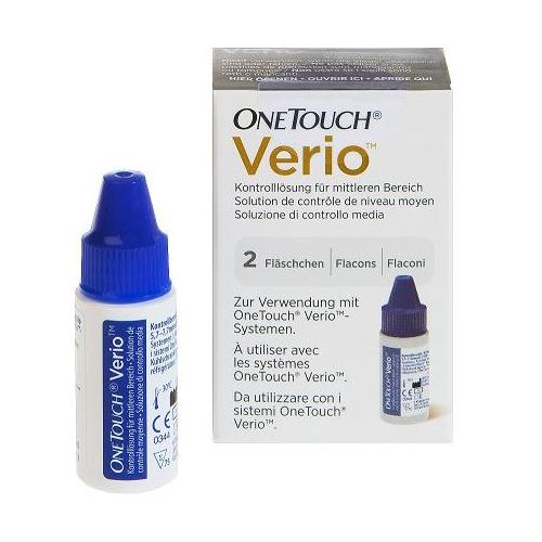 LIFESCAN One Touch Verio Kontrolllösung mittel AP 2 x 3,8ml