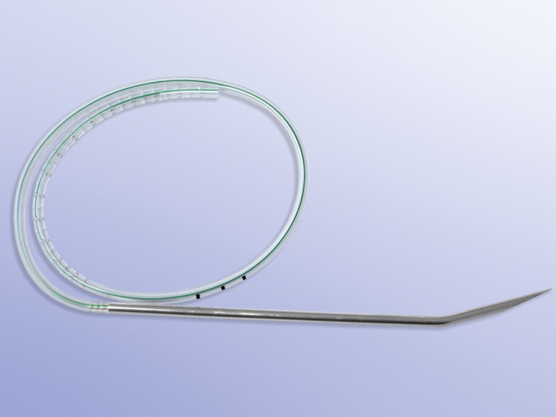 Dahlhausen Redon-Drain m. Führungsnadel PK 50 CH8, 50cm, 14cm Perforation