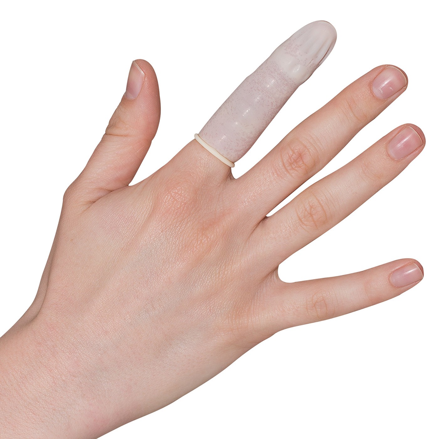 WIROS-WILFRIED ROSBACH GMBH Fingerlinge,Latex,Gr. 4 PK 100