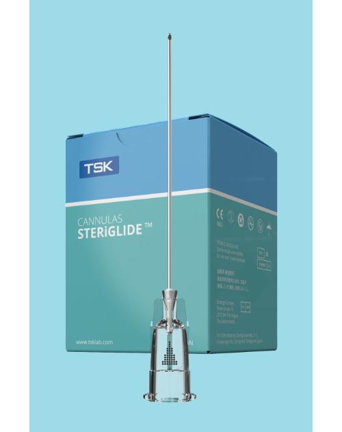 Steriglide Kanüle stumpf 25G x 50mm PK 20 Kanülen + 20 Vorstechnadeln