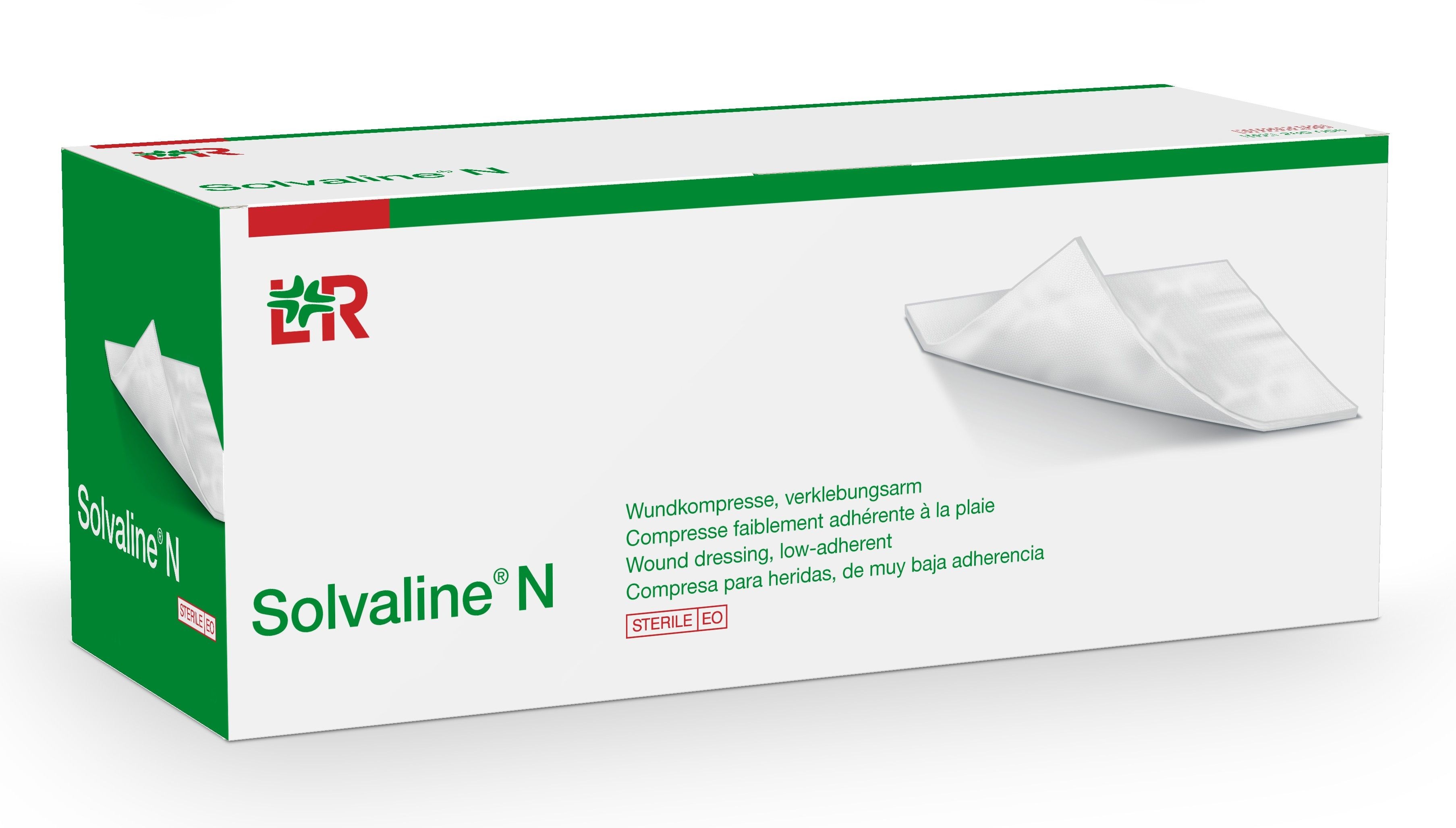 Solvaline N Wundkompresse steril, 5x5cm, 25 Stück