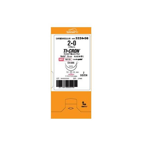 Medtronic, Inc. Ti-Cron 4/0 blau geflochten 8886308731 AP 36 CV-331/CV-331 75cm