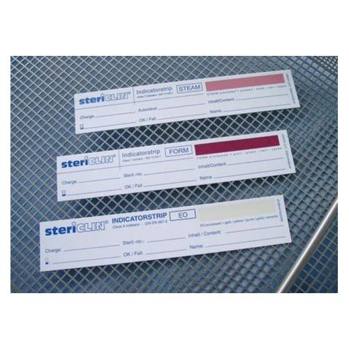 Stericlin Indikatorstreifen Dampf AP 250 150x30mm