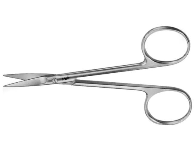AESCULAP Irisschere, gerade, spitz/spitz, 110mm